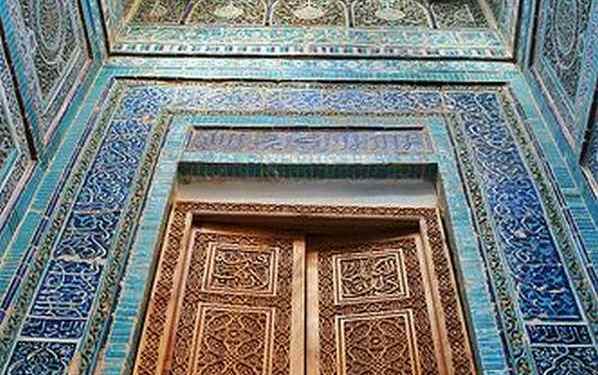 L'uomo che aveva coscienza della morte 15 Moschea porta Samarcanda Uzbekistan