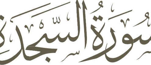 032 - Sura As-Sajda (La Prosternazione) 2 Islam sajda